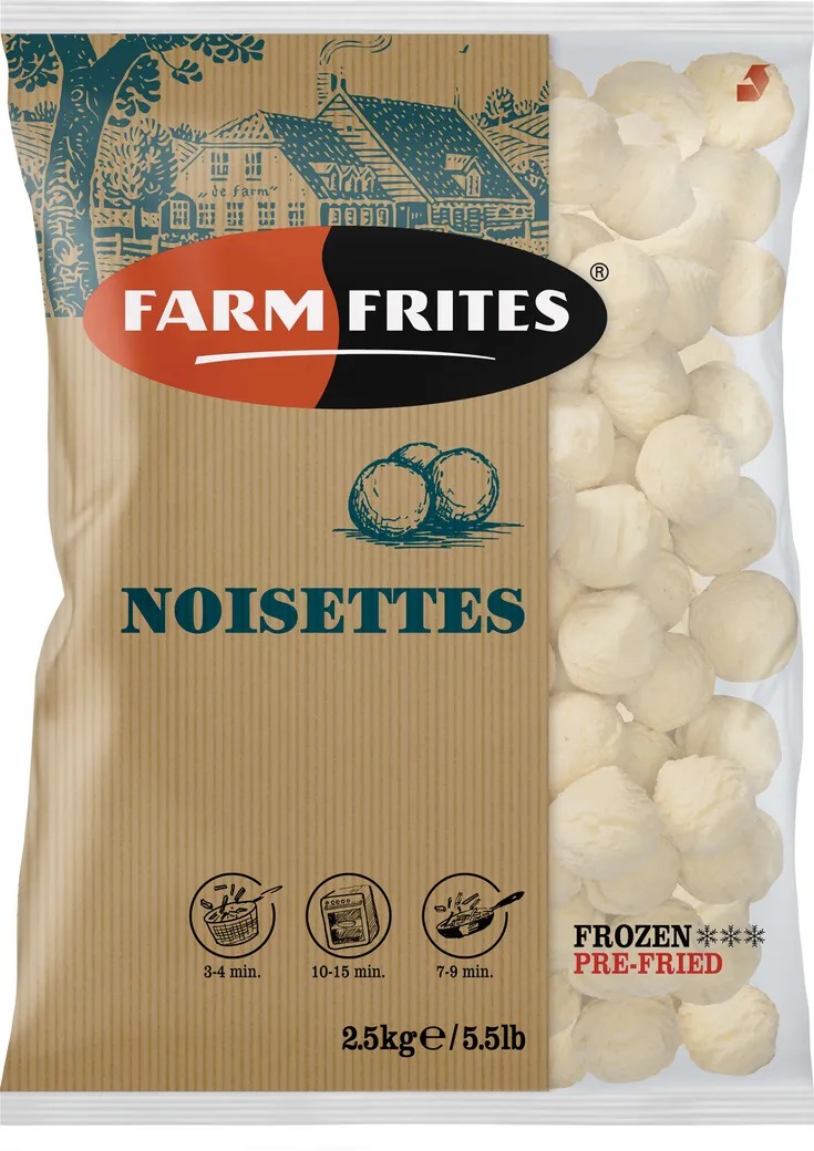 BOCADITOS DE PATATA (NOISETTES) 4X2.5KG