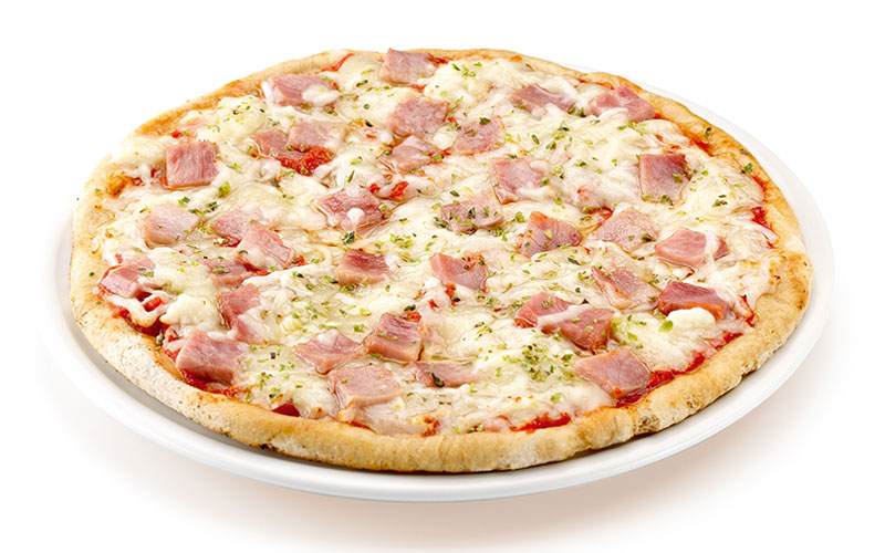 PIZZA JAMON Y MOZZARELLA 6 UND ARTESANA