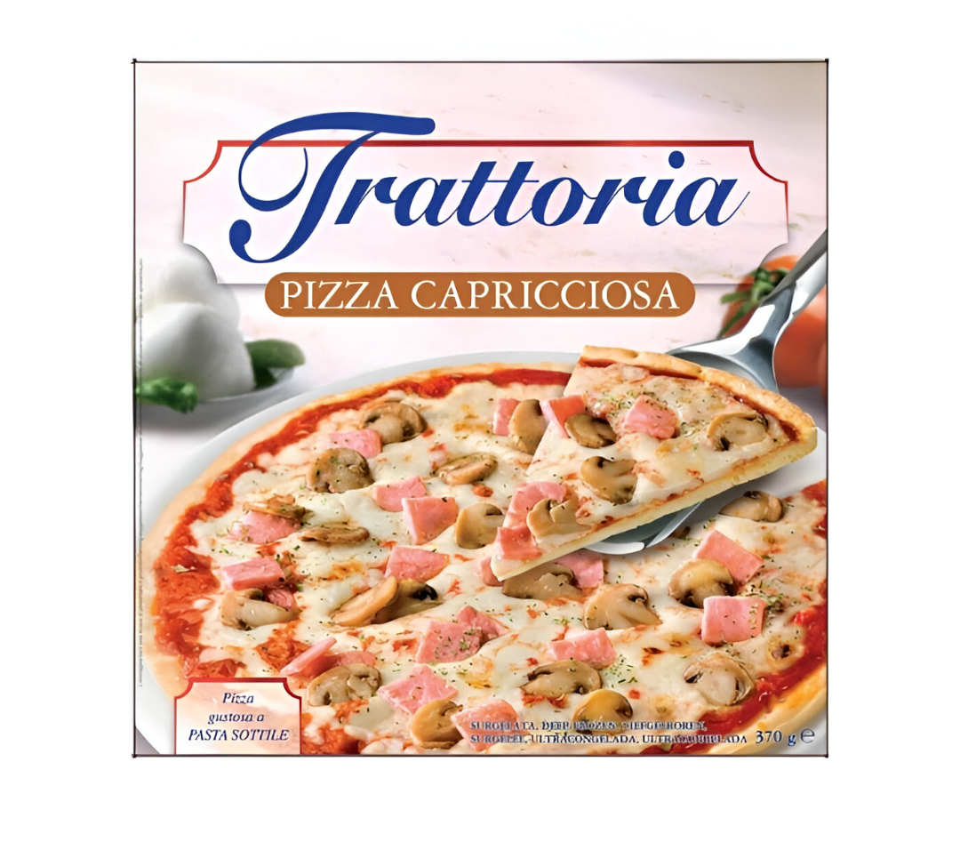 PIZZA CAPRICCIOSA 5X370GRS TRATTORIA