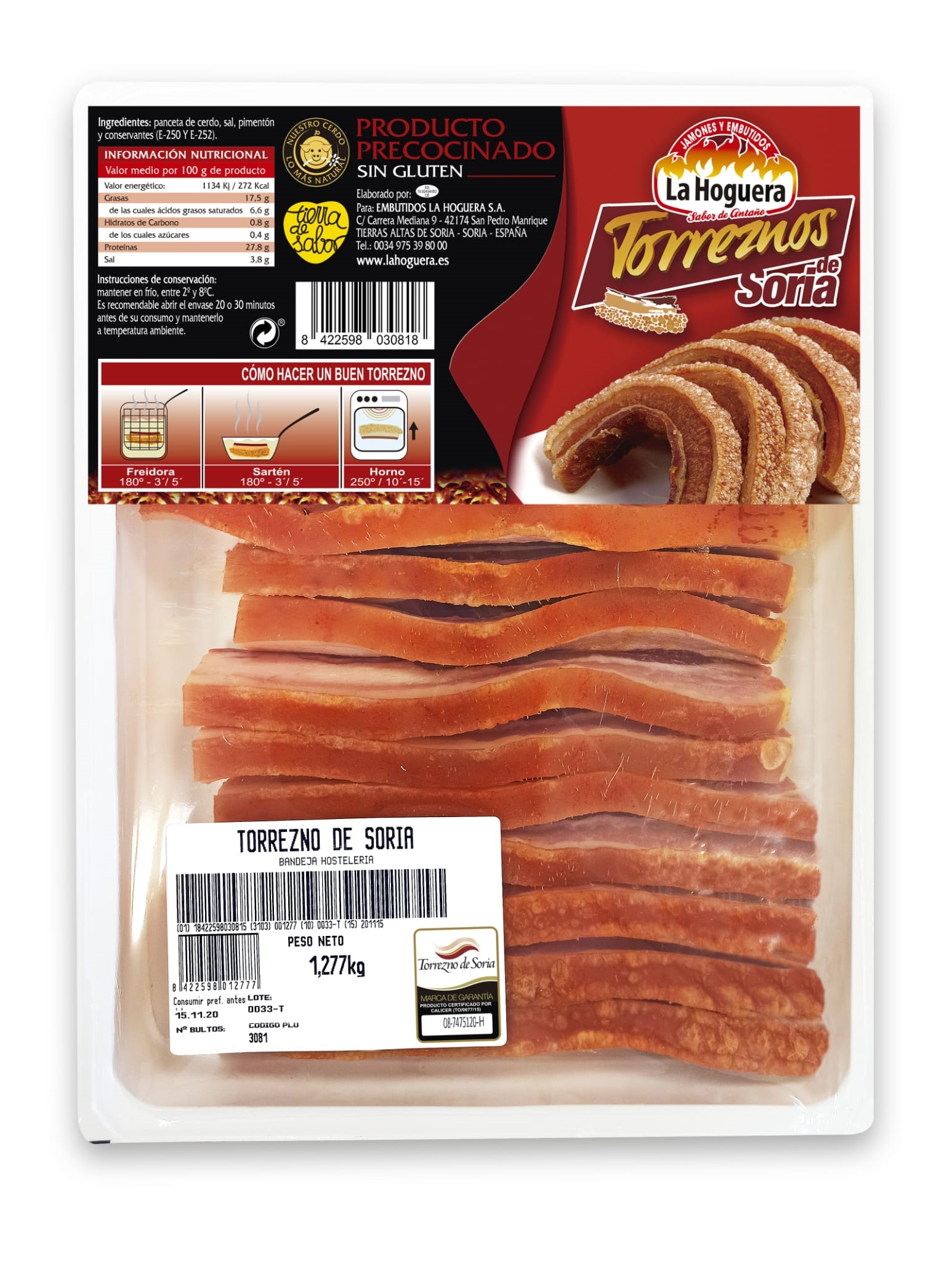 TORREZNO SORIA HORECA 5X1.8KG APROX